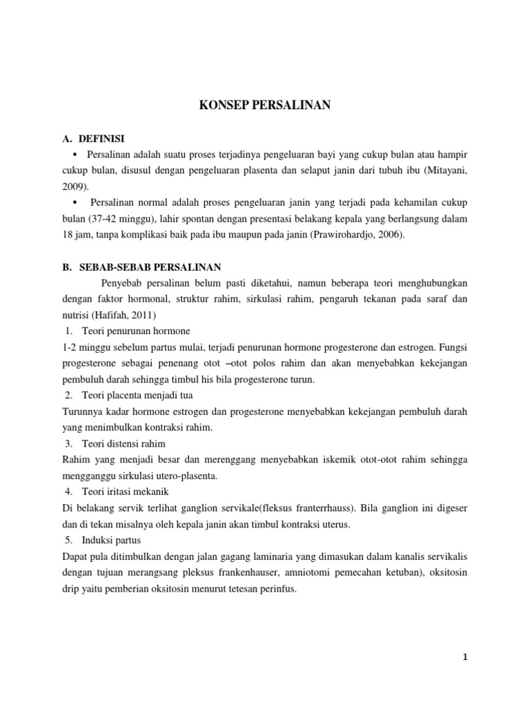 Proses persalinan normal download